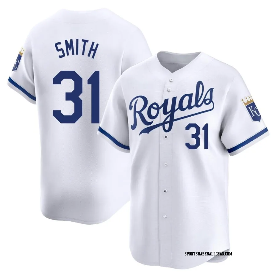 Will Smith Men's Kansas City Royals White Limited Home Jersey