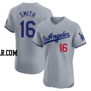 Will Smith Men's Los Angeles Dodgers Gray Elite Road Jersey