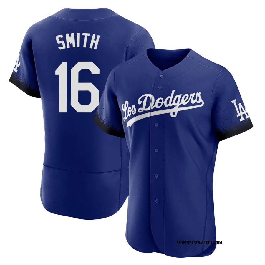 Will Smith Men's Los Angeles Dodgers Royal Authentic 2021 City Connect Jersey