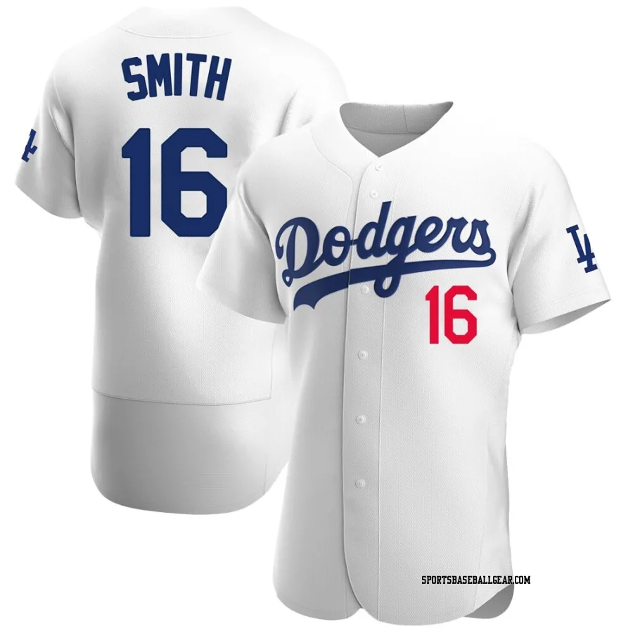 Will Smith Men's Los Angeles Dodgers White Authentic Home Jersey