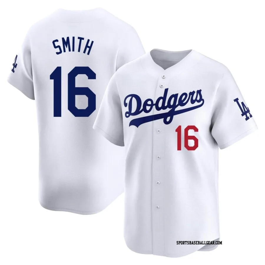 Will Smith Men's Los Angeles Dodgers White Limited Home Jersey