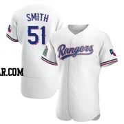 Will Smith Men's Texas Rangers White Authentic Home Jersey