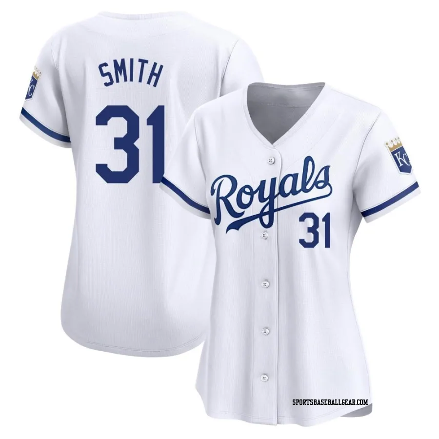 Will Smith Women's Kansas City Royals White Limited Home Jersey