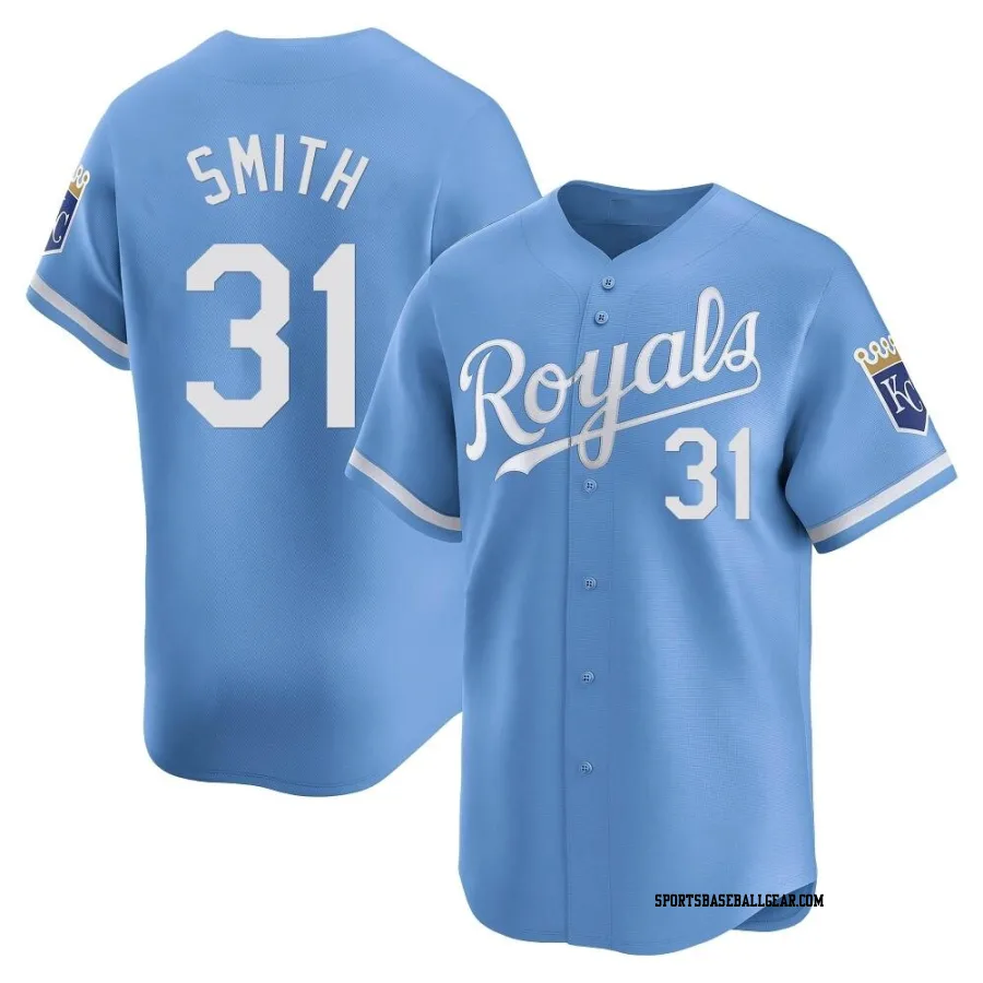 Will Smith Youth Kansas City Royals Light Blue Limited Alternate Jersey