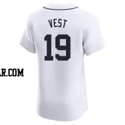 Will Vest Men's Detroit Tigers White Elite Home Jersey