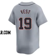 Will Vest Youth Detroit Tigers Gray Limited Road Jersey