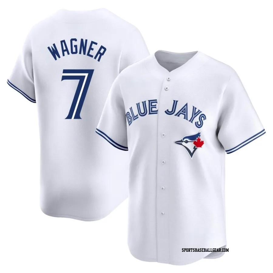 Will Wagner Youth Toronto Blue Jays White Limited Home Jersey