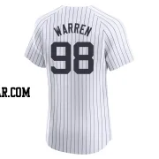 Will Warren Men's New York Yankees White Elite Home Jersey