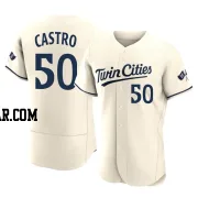 Willi Castro Men's Minnesota Twins Cream Authentic Alternate 2023 Jersey