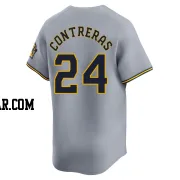 William Contreras Men's Milwaukee Brewers Gray Limited Away Jersey