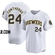 William Contreras Men's Milwaukee Brewers White Limited Alternate Jersey