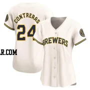 William Contreras Women's Milwaukee Brewers Cream Limited Home Jersey