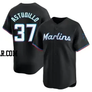 Willians Astudillo Men's Miami Marlins Black Limited Alternate Jersey