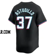 Willians Astudillo Men's Miami Marlins Black Limited Alternate Jersey