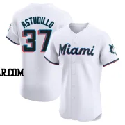 Willians Astudillo Men's Miami Marlins White Elite Home Jersey