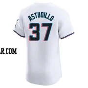 Willians Astudillo Men's Miami Marlins White Elite Home Jersey