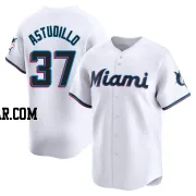 Willians Astudillo Men's Miami Marlins White Limited Home Jersey