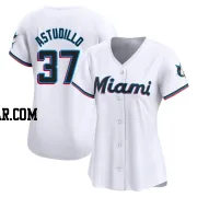 Willians Astudillo Women's Miami Marlins White Limited Home Jersey