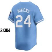 Willie Aikens Men's Kansas City Royals Light Blue Limited Alternate Jersey