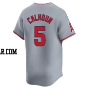 Willie Calhoun Men's Los Angeles Angels Gray Limited Away Jersey