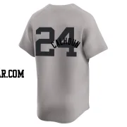 Willie Calhoun Men's New York Yankees Gray Limited Away 2nd Jersey