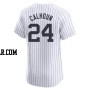 Willie Calhoun Men's New York Yankees White Elite Home Jersey