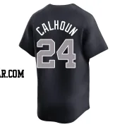 Willie Calhoun Youth New York Yankees Navy Limited Alternate Jersey