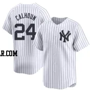 Willie Calhoun Youth New York Yankees White Limited Yankee Home Jersey