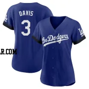 Willie Davis Women's Los Angeles Dodgers Royal Authentic 2021 City Connect Jersey