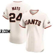 Willie Mays Men's San Francisco Giants Cream Elite Home Jersey