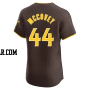 Willie Mccovey Men's San Diego Padres Brown Elite Road Vapor Premier Jersey