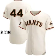 Willie McCovey Men's San Francisco Giants Cream Authentic Home Jersey