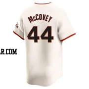 Willie McCovey Men's San Francisco Giants Cream Elite Home Jersey