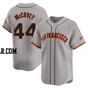 Willie McCovey Men's San Francisco Giants Gray Limited Away Jersey