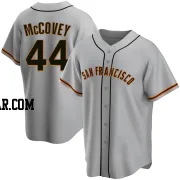 Willie McCovey Men's San Francisco Giants Gray Replica Road Jersey