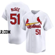 Willie McGee Men's St. Louis Cardinals White Limited Home Jersey