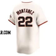 Willie Montanez Men's San Francisco Giants Cream Elite Home Jersey