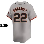 Willie Montanez Men's San Francisco Giants Gray Limited Away Jersey