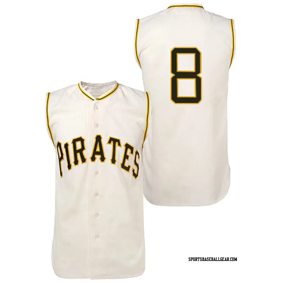 Willie Stargell Men's Pittsburgh Pirates Cream Replica 1960 Throwback Jersey