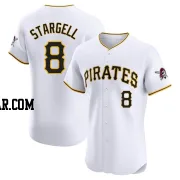 Willie Stargell Men's Pittsburgh Pirates White Elite Home Jersey