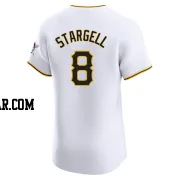 Willie Stargell Men's Pittsburgh Pirates White Elite Home Jersey