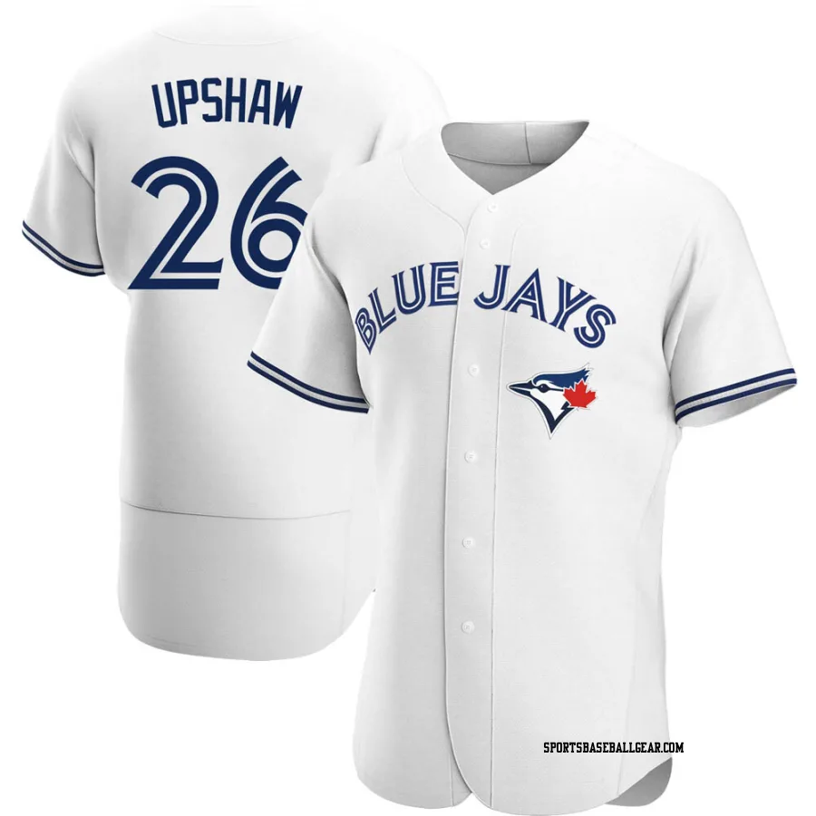 Willie Upshaw Men's Toronto Blue Jays White Authentic Home Jersey