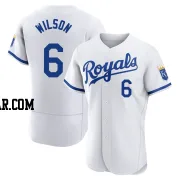 Willie Wilson Men's Kansas City Royals White Authentic 2022 Home Jersey