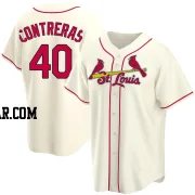 Willson Contreras Youth St. Louis Cardinals Cream Replica Alternate Jersey