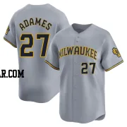 Willy Adames Men's Milwaukee Brewers Gray Limited Away Jersey