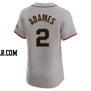 Willy Adames Men's San Francisco Giants Gray Elite Road Jersey