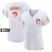 Willy Adames Women's San Francisco Giants White Authentic 2021 City Connect Jersey