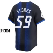 Wilmer Flores Men's Detroit Tigers Blue Limited 2024 City Connect Jersey