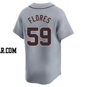 Wilmer Flores Men's Detroit Tigers Gray Limited Road Jersey