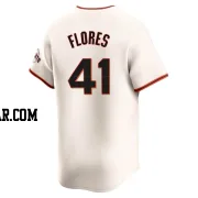 Wilmer Flores Men's San Francisco Giants Cream Elite Home Jersey